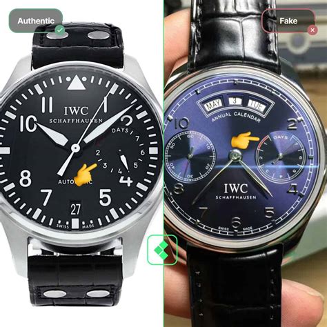 fake iwc chronograph|iwc watch authenticity check.